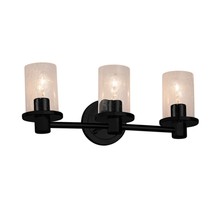 Justice Design Group FSN-8513-10-SEED-MBLK - Rondo 3-Light Bath Bar