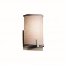 Justice Design Group FAB-5531-WHTE-NCKL-LED1-700 - Century ADA 1-Light LED Wall Sconce