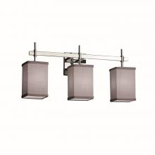 Justice Design Group FAB-8413-15-GRAY-CROM-LED3-2100 - Union 3-Light LED Bath Bar