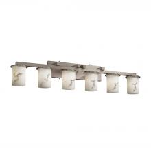 Justice Design Group FAL-8786-10-NCKL-LED6-4200 - Dakota 6-Light LED Bath Bar