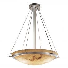 Justice Design Group FAL-9692-35-NCKL-LED5-5000 - 24" LED Pendant Bowl w/ Ring