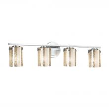 Justice Design Group FSN-8454-10-MROR-CROM-LED4-2800 - Atlas 4-Light LED Bath Bar