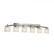 Justice Design Group FSN-8596-30-OPAL-NCKL-LED6-4200 - Archway 6-Light LED Bath Bar