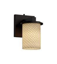 Justice Design Group FSN-8771-10-WEVE-DBRZ-LED1-700 - Dakota 1-Light LED Wall Sconce