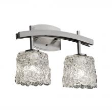 Justice Design Group GLA-8592-30-LACE-NCKL-LED2-1400 - Archway 2-Light LED Bath Bar