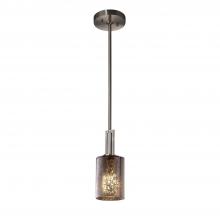 Justice Design Group FSN-8445-10-MROR-NCKL-LED1-700 - Era 1-Light LED Mini-Pendant