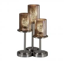 Justice Design Group FSN-8797-10-MROR-NCKL-LED3-2100 - Dakota 3-Light LED Table Lamp