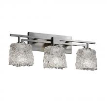 Justice Design Group GLA-8703-30-LACE-MBLK - Aero 3-Light Bath Bar