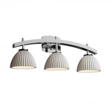 Justice Design Group POR-8593-10-BMBO-CROM - Archway 3-Light Bath Bar