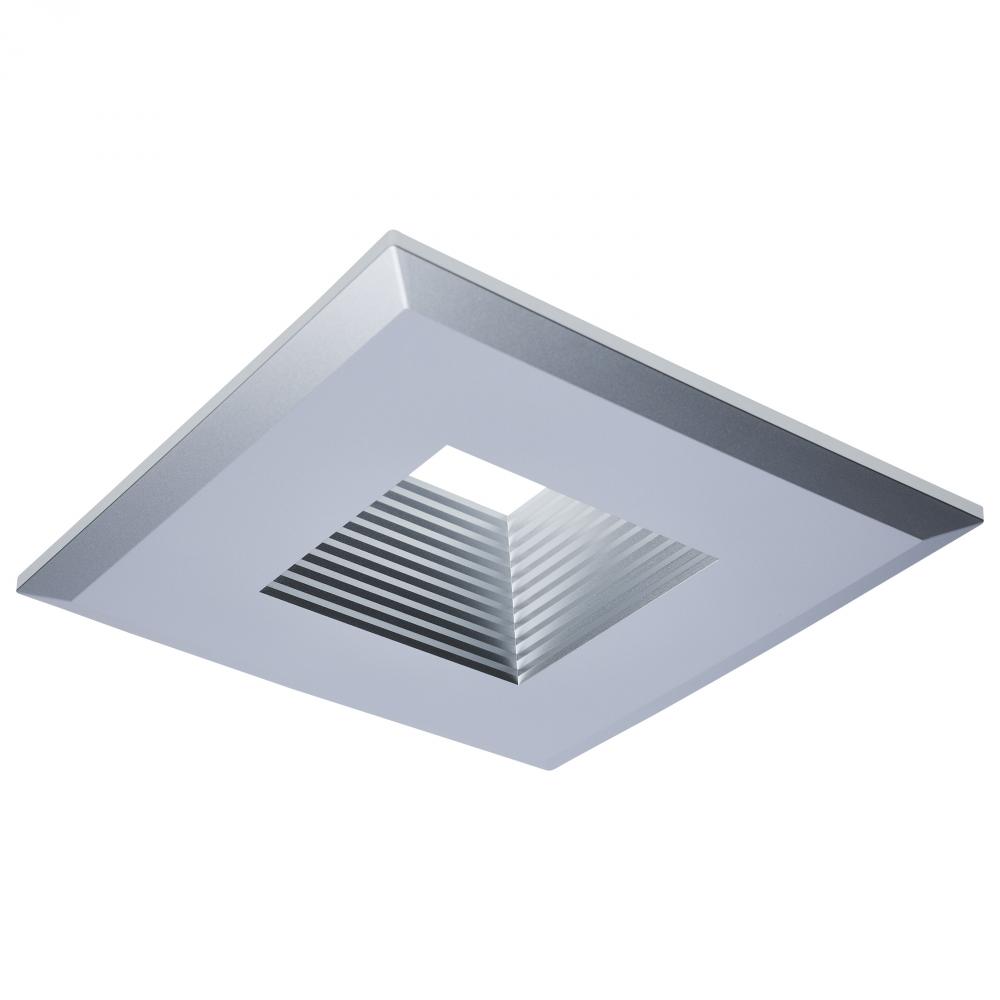 Deep Baffle Trim; 5/6 Inch Square; Brushed Nickel Finish