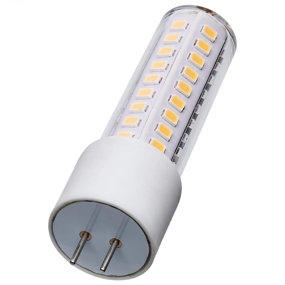 6.5 Watt T6 LED; Clear Finish; GY6.35 Base; 3000K; 12 Volt