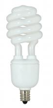 Satco Products Inc. S7366 - 13 Watt; Mini Spiral Compact Fluorescent; 5000K; 82 CRI; Candelabra base; 120 Volt