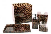 Oggetti Luce 14-1089 - WASTE BASKET, LEOPARD