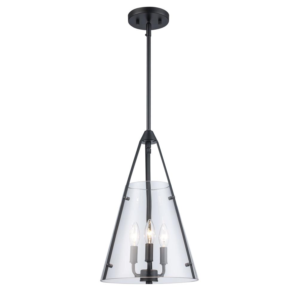 Armani Pendant Lights Black 11583 BK LBU Lighting