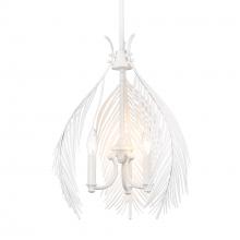 Golden 6930-3P WHT - Cay WHT 3 Light Pendant in Matte White