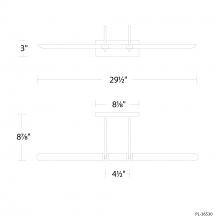 Modern Forms US Online PL-36530-27-AB - Ansel Picture Light