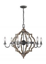 Generation Lighting 3124906EN-846 - Six Light Chandelier