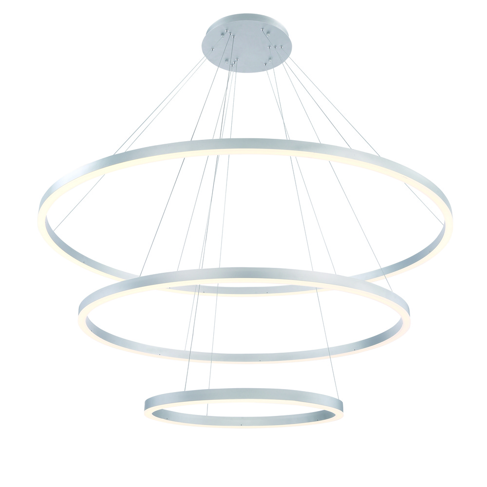 Spunto, LED Chandelr, 3tier, Slv