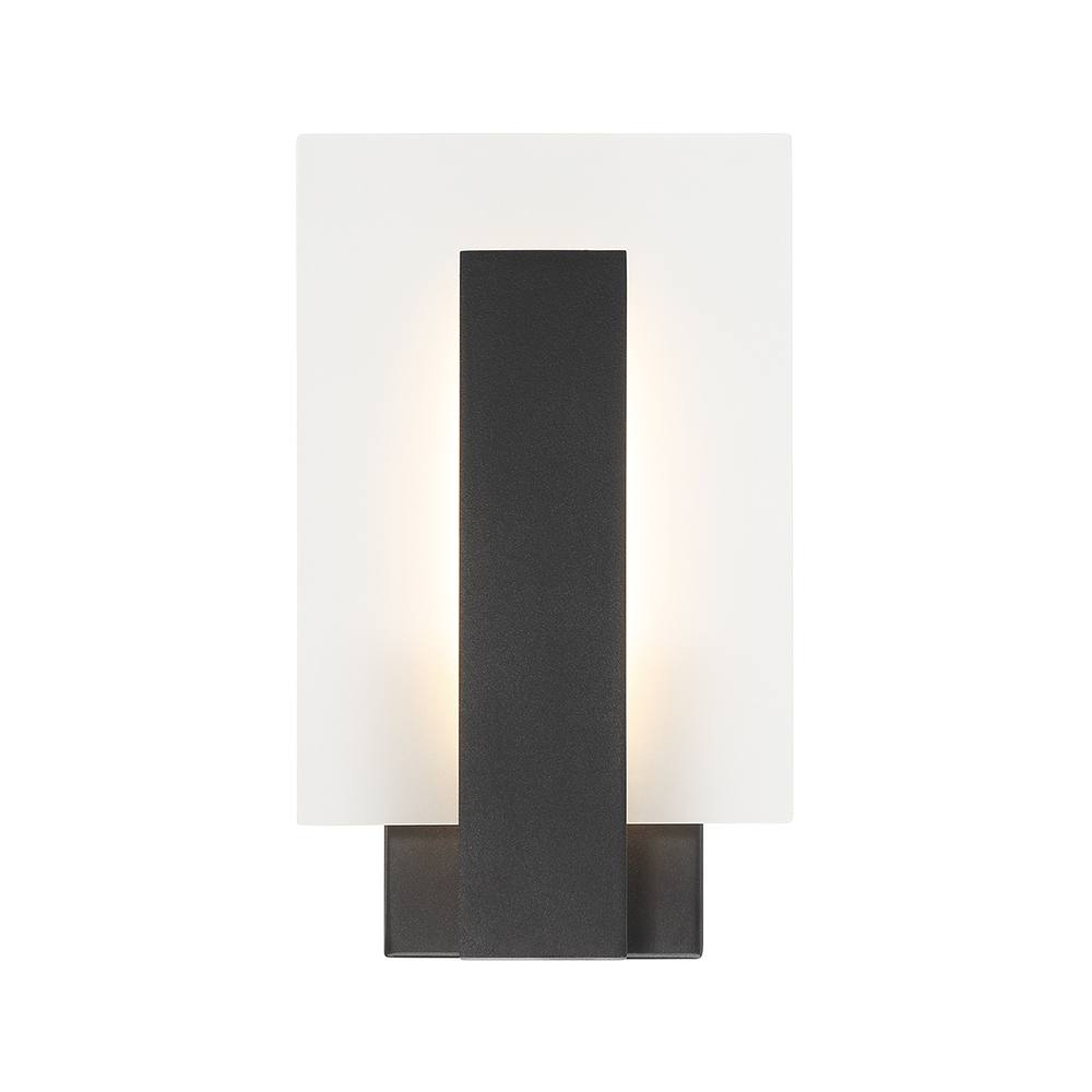 Carta 1 Light 12" Sconce in Black