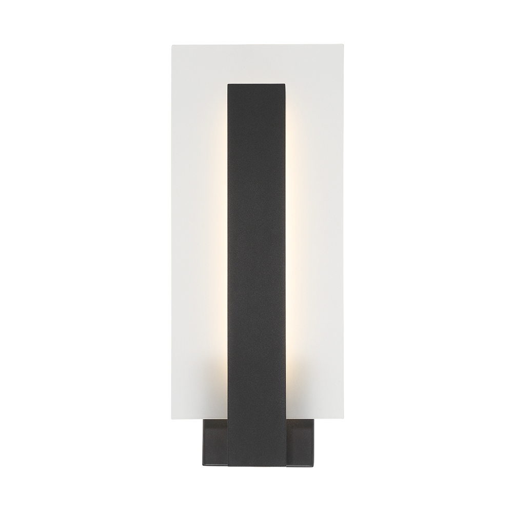 Carta 1 Light 17.75" Sconce in Black