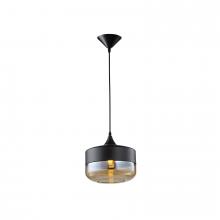 Avenue Lighting HF9113-BK/BZ - Robertson Blvd. 1 Light Black / Bronze Pendant