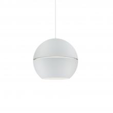 Kuzco Lighting Inc 494016-WH - Lucas 16-in White 1 Light Pendant