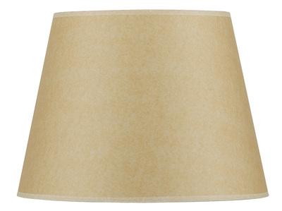 9.5" Tall Beige Round Hardback Fabric Shade