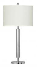 CAL Lighting LA-2004NS-1RCH - 30" Tall Metal Table Lamp in Chrome