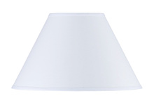 CAL Lighting SH-1173 - 11" Tall White Round Hardback Fabric Shade