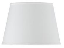 CAL Lighting SH-1248 - Hardback White Faux Silk Shade