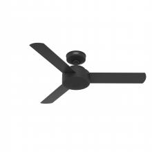 Hunter 51847 - Hunter 44 inch Presto Matte Black Ceiling Fan and Wall Control