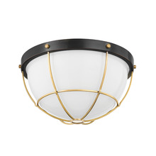 Hudson Valley MDS1501-AGB/DB - 2 LIGHT FLUSH MOUNT