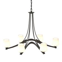 Hubbardton Forge 104106-SKT-14-GG0236 - Oval Ribbon 6 Arm Chandelier