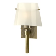 Hubbardton Forge 204825-SKT-86-CC0246 - Beacon Hall Half Cone Glass Sconce