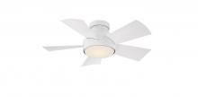 Modern Forms US - Fans Only FH-W1802-38L-27-MW - Vox Flush Mount Ceiling Fan