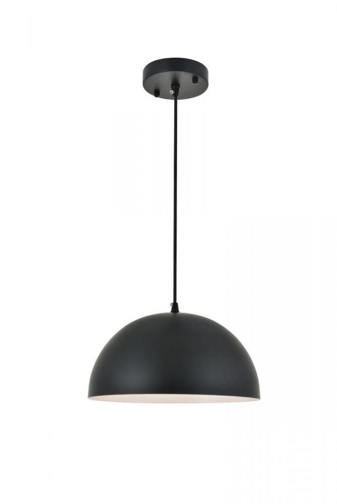 Forte 1 light black Pendant