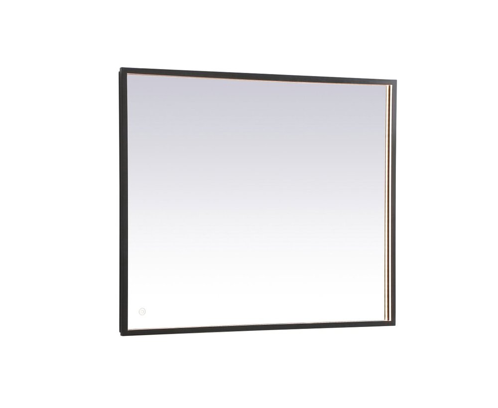 Pier 27x40 inch LED mirror with adjustable color temperature 3000K/4200K/6400K in black