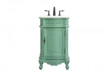 Elegant VF10121VM - 21 inch Single bathroom vanity in vintage mint