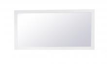 Elegant VM27236WH - Aqua Rectangle Vanity Mirror 72 Inch in White