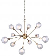 Canarm ICH683A12GD9 - Estella 2 Light Chandelier, Gold Finish