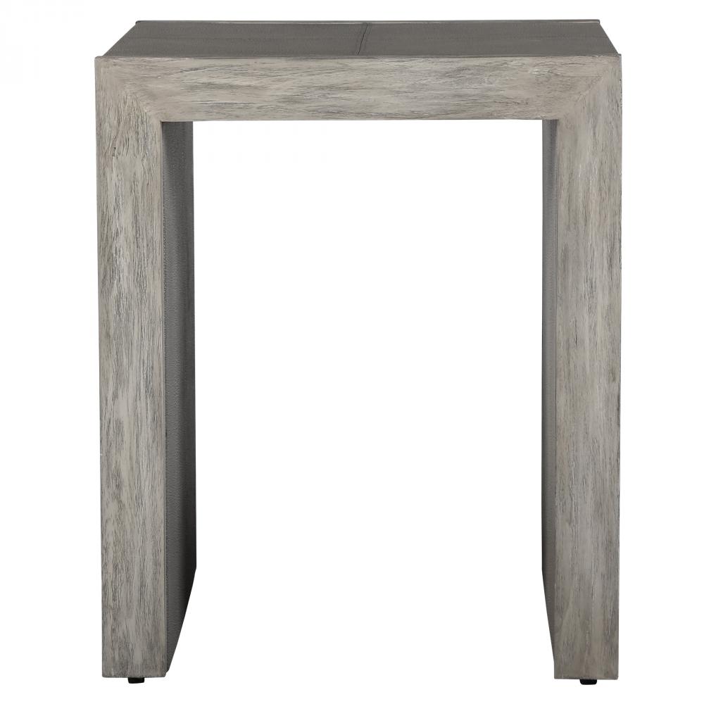 Uttermost Aerina Modern Gray End Table