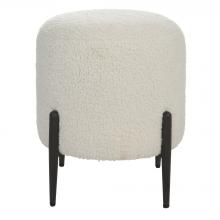 Uttermost 23715 - Uttermost Arles White Shearling Ottoman