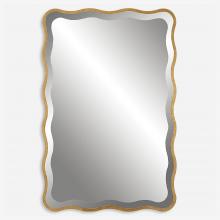 Uttermost 09827 - Aneta Gold Scalloped Mirror