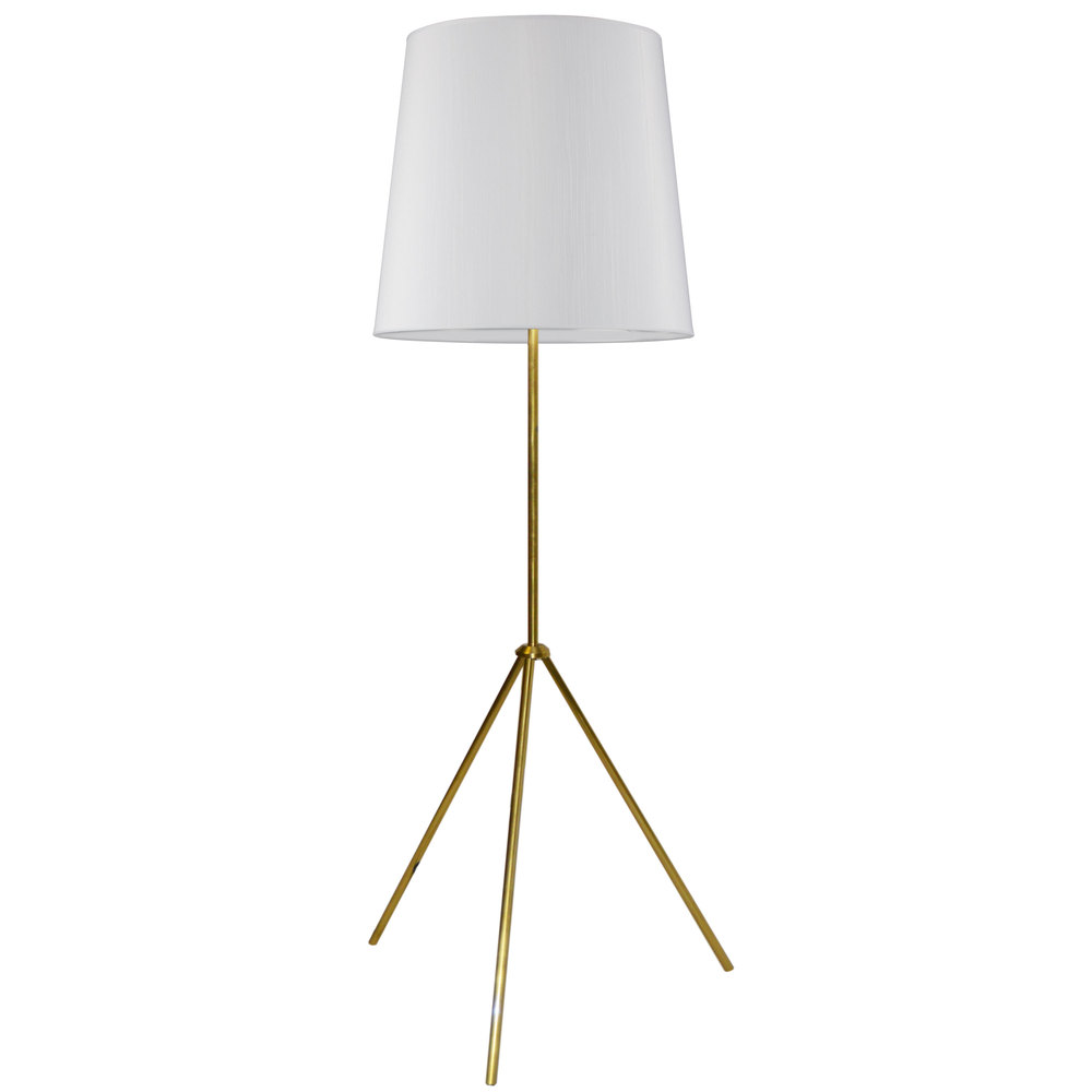 floor lamp with oversized shade