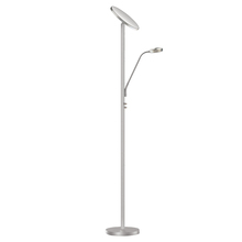 Dainolite 801LEDF-SN - Mother & Son Floor Lamp, Satin Nickel Finish