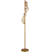 Dainolite GLA-638F-VB - 8LT Halogen Floor Lamp VB w/ Champagne Glass