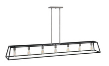 Hinkley 3355DZ - Large Seven Light Open Frame Linear