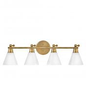 Hinkley 51184HB - Large Adjustable Four Light Vanity