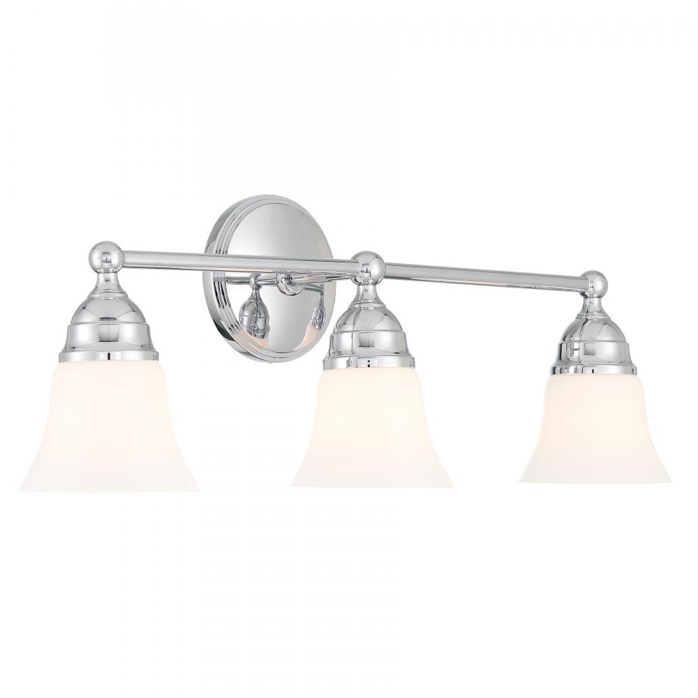 Sophie 24'' Wide 3-Light Vanity Light - Chrome