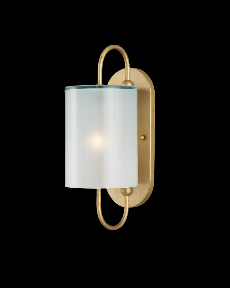 Glacier Brass Wall Sconce